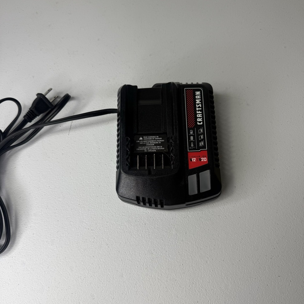 Craftsman Battery Charger CMCB100 Type 1 Max Lithium-Ion 12v-20v OEM Tested